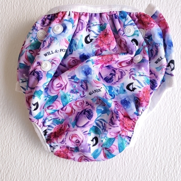 Will & Fox 2 Piece Swim Tankini & Diaper Floral Baby Girls 0-36 Months - Picture 7 of 9